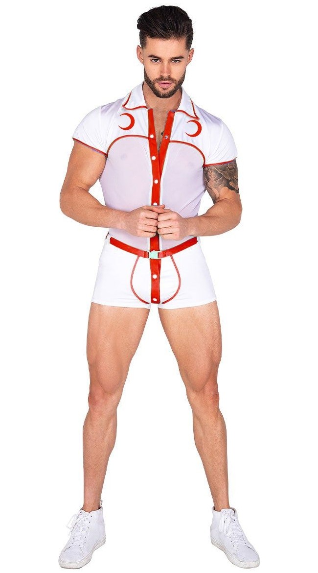 Beruflic Nurse Erkek Fantezi Kostüm 9007 görsel 6