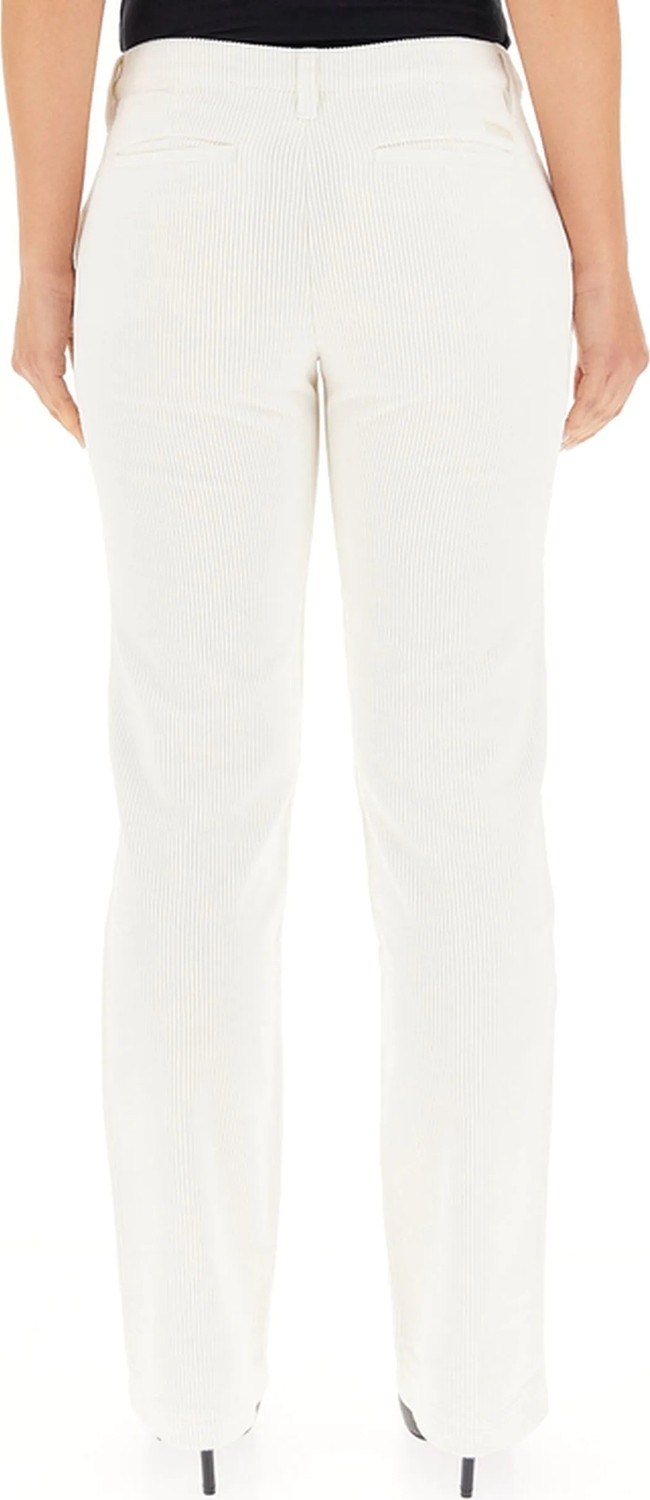 Calvin Klein Kadın / Kız Beyaz Calvin Klein Cotton Corduroy Stra, Ybı Kadın Beyaz Pantolon görsel 3