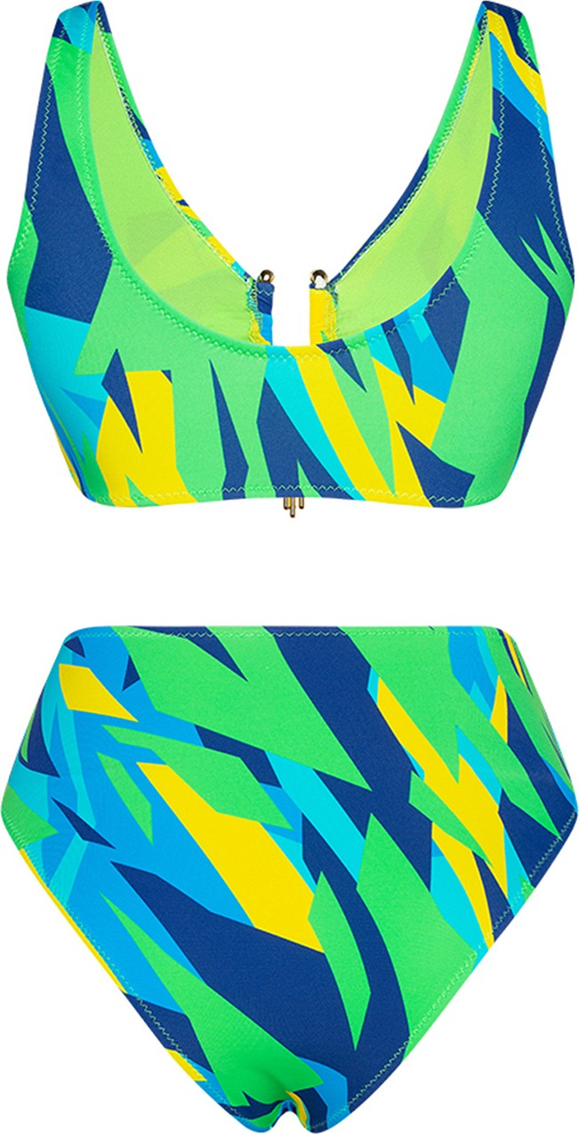 Bonesta Swimwear Leone Boncuklu Atlet Bikini Takımı görsel 2