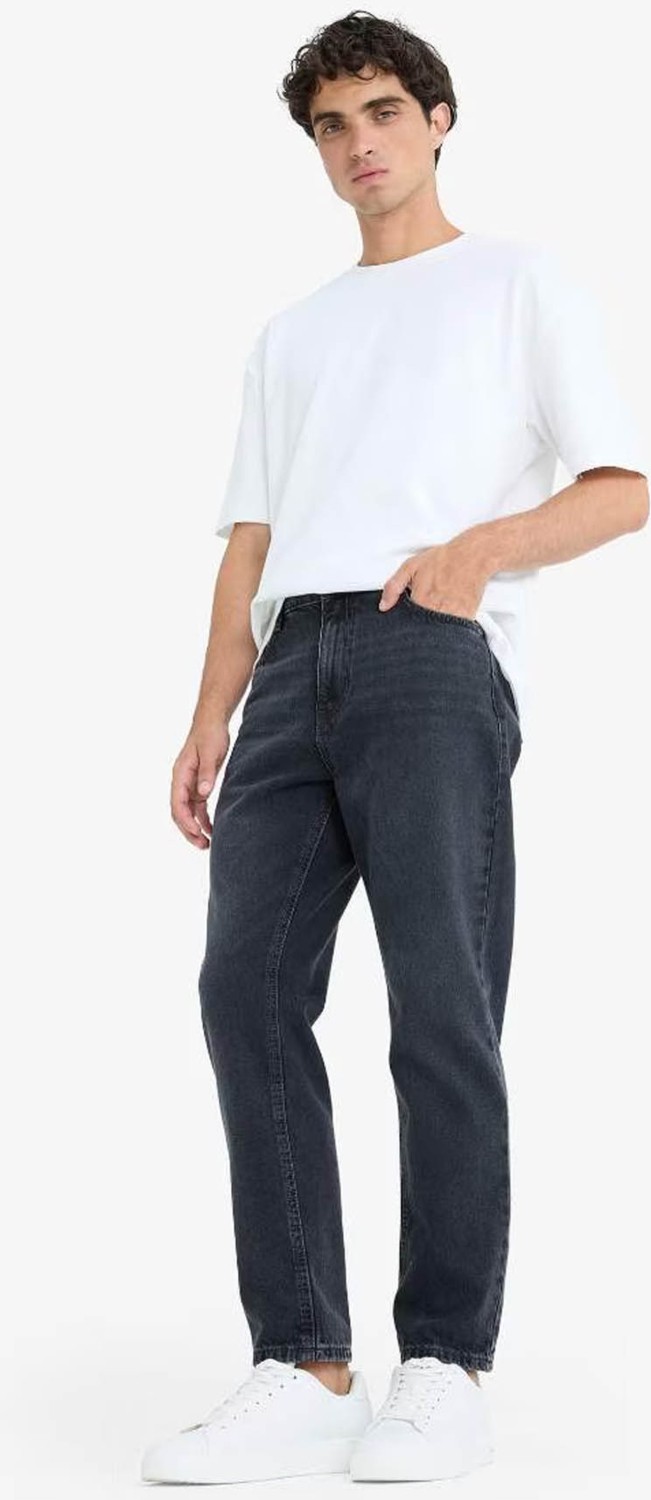 DeFacto Slim Fit Normal Bel Dar Paça Jean Pantolon D8587AX25AU