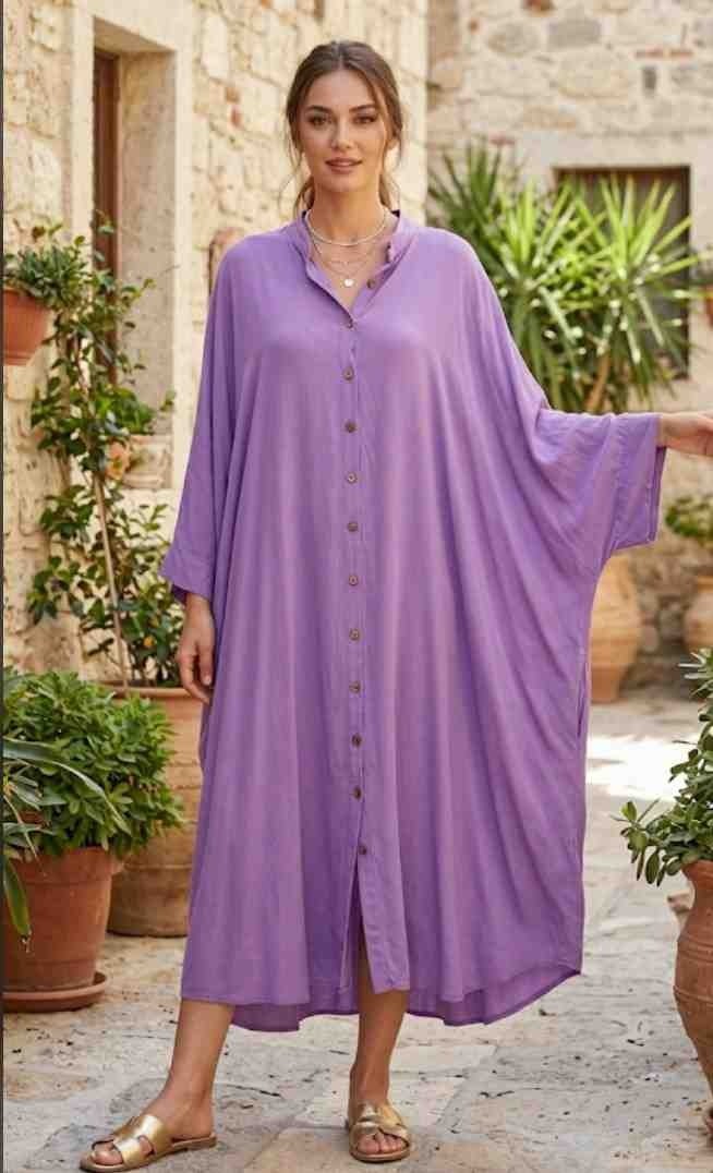 Park Moda Sırt Işlemeli Ithal Viskon Kimono görsel 2