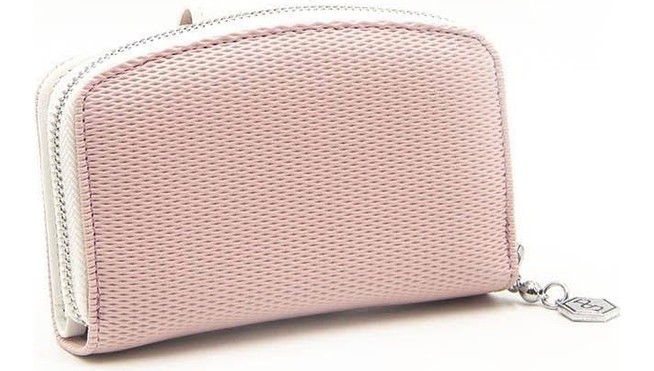 Silver & Polo Silver Polo Beyaz - A.Gri Logolu Kadın Cüzdan ve Kartlık SP874 görsel 3