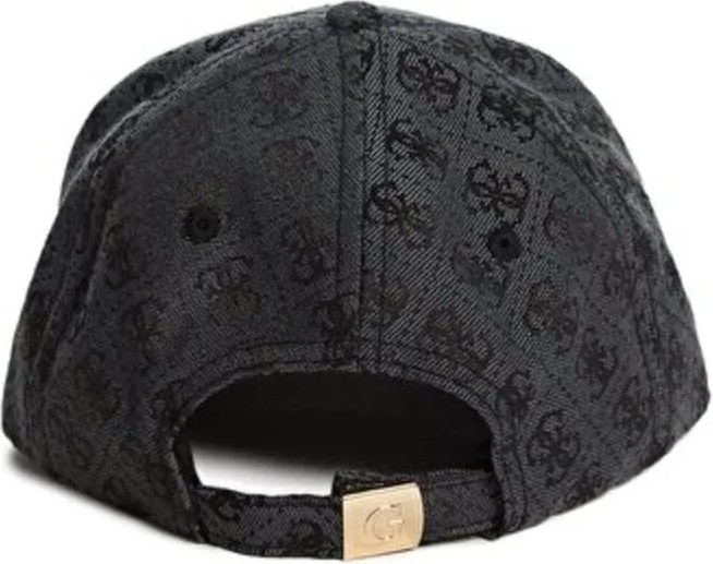 Guess Katya Jakarlı Logo Baskılı Şapka Antrasit Polyester Malzeme Desenli Günlük Kullanım İçin görsel 8