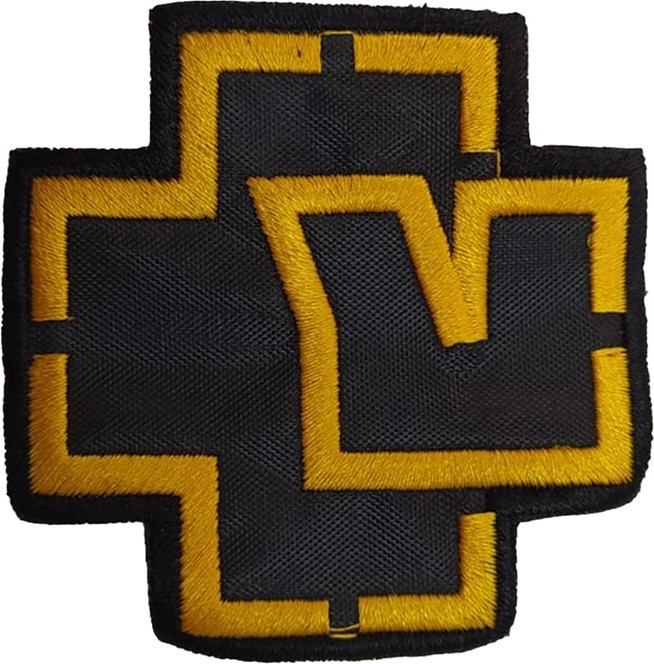 Z zepplin Rammstein Gold Logo Patch Yama Nakış