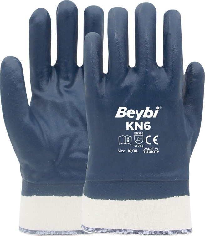 TeknoKapsül 12 Çift Petrolcü Eldiven 9 Beden Yüksek Koruma Sunar görsel 4