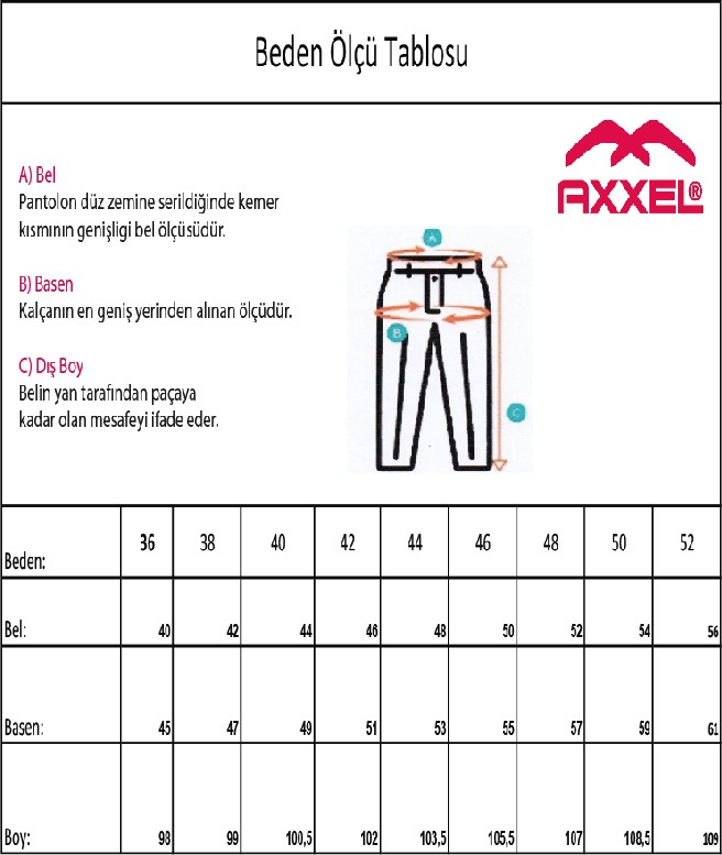 Axxel Kadın Lacivert Eşofman Altı Cepli Kemer Içi GARNILI-P493 görsel 5
