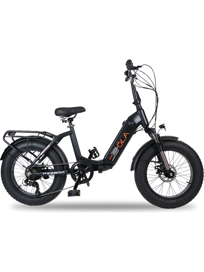 Resim OLA Electrofold EFD1 Carbon Design Katlanabilir Elektrikli Bisiklet 20” 