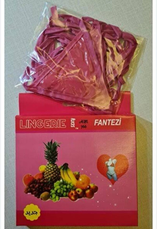 Patron Yenilebilir Meyve Aromalı Iç Çamaşır Takım görsel 6