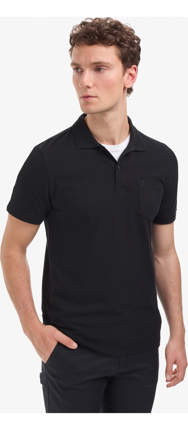 Pierre Cardin Erkek Bordo Regular Fit %100 Pamuk Cepli Kıvrılmaz Düğmeli Polo Yaka Basic Tişört 50325290-VR014 görsel 3