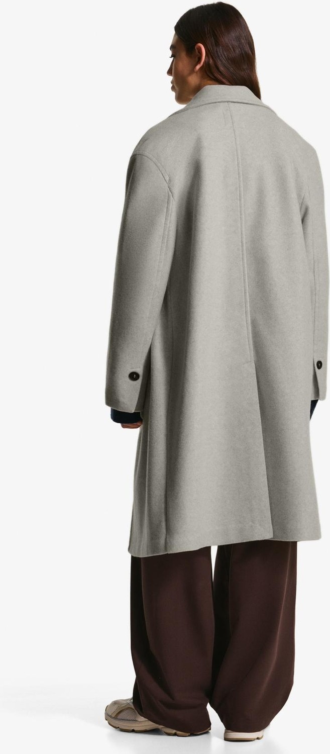 Allbucks Bershka, Yumuşak Dokulu Uzun Kaban ABBRS00025 görsel 3