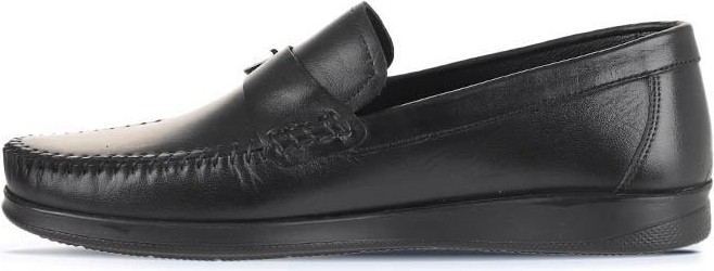 Bueno Shoes Siyah Deri Erkek Loafer 21Ma122 görsel 3