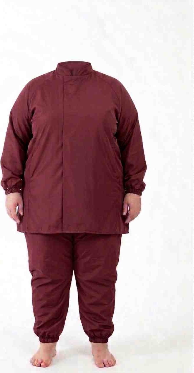 Büyük Beden Kadın Haşema Paraşüt Kumaş Su ITICI.7XL-8XL-9XL-10XL-11XL görsel 5