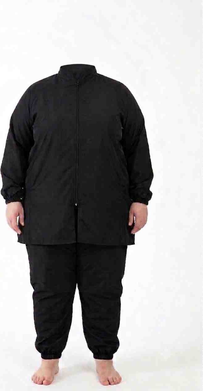 Büyük Beden Kadın Haşema Paraşüt Kumaş Su ITICI.7XL-8XL-9XL-10XL-11XL