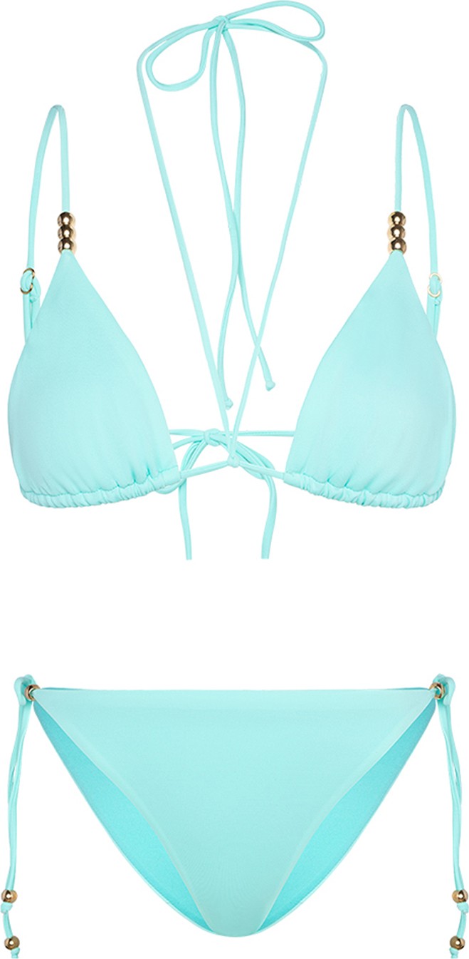 Bonesta Swimwear Canna Gri Üçgen Bikini Takımı görsel 3