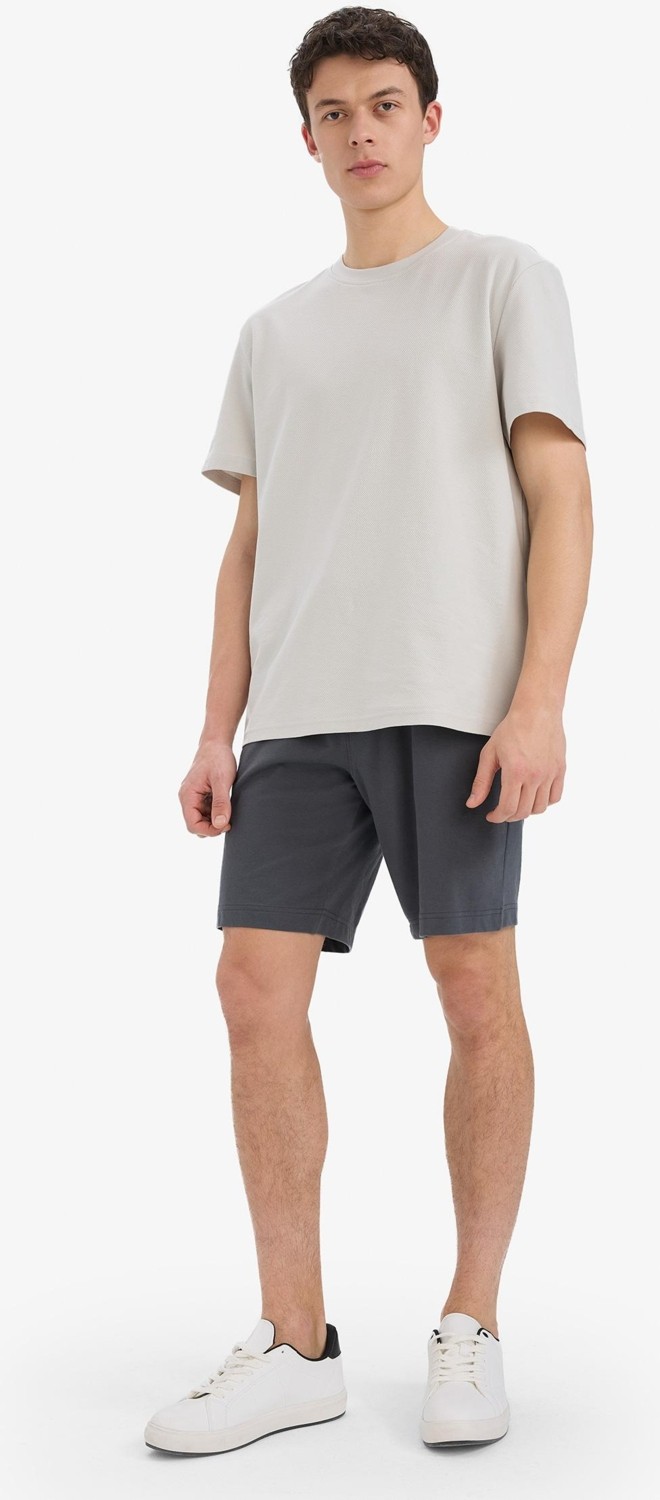 DeFacto Slim Fit Cepli Pamuklu Basic Bermuda Şort W1105AZ25SP