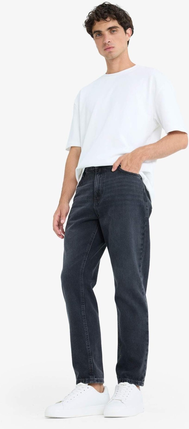 DeFacto Slim Fit Normal Bel Dar Paça Jean Pantolon D8587AX25AU görsel 6
