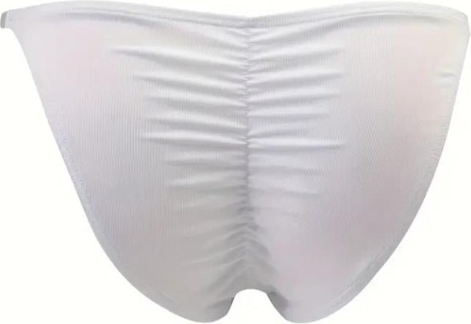 Melonika Erkek Beyaz Büzgülü Slip Iç Giyim