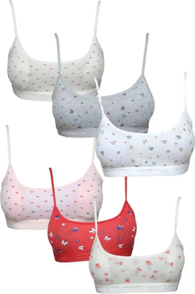 MiraLive Pedli Ip Askılı Yarım Atlet Desenli Büstiyer 6 Lı Set 1