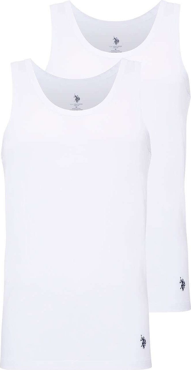 Polo U.S. Polo Assn. 80188 Erkek Beyaz 2 Li Atlet görsel 5