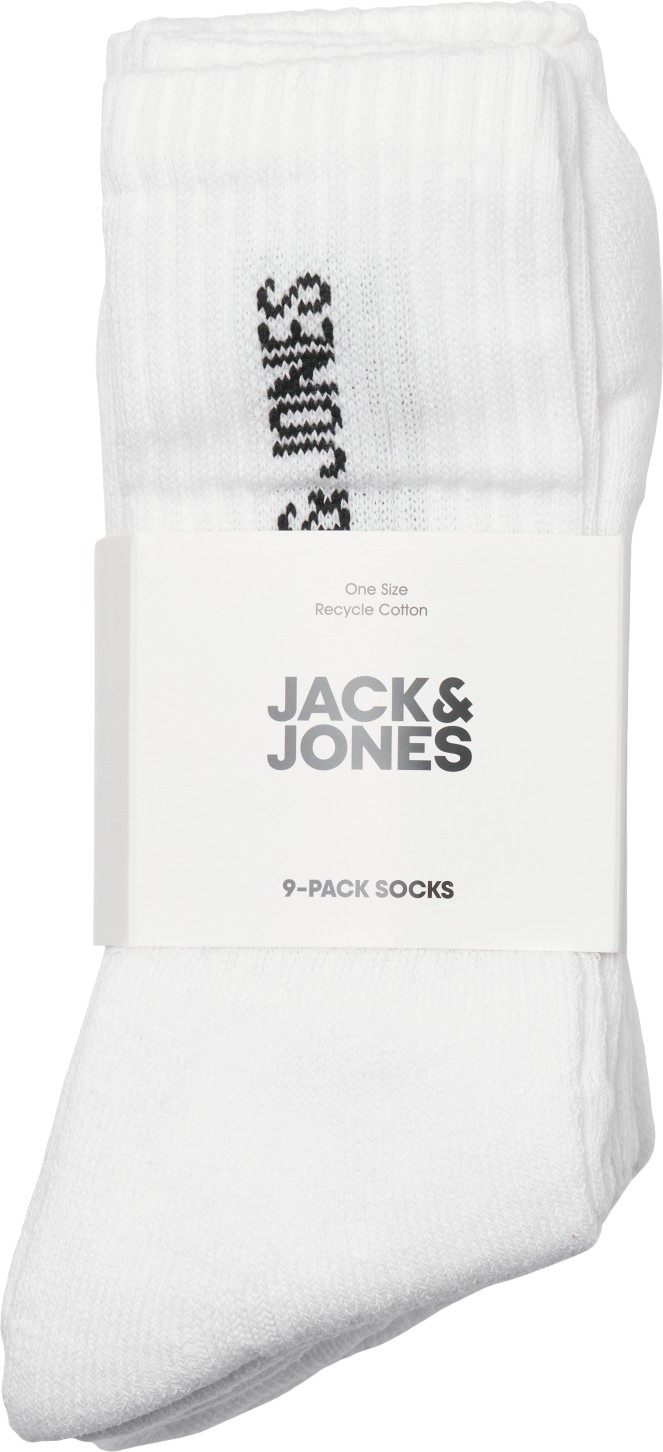 Jack & Jones Erkek 9'lu Logo Detayli Çorap Paketi - Regen