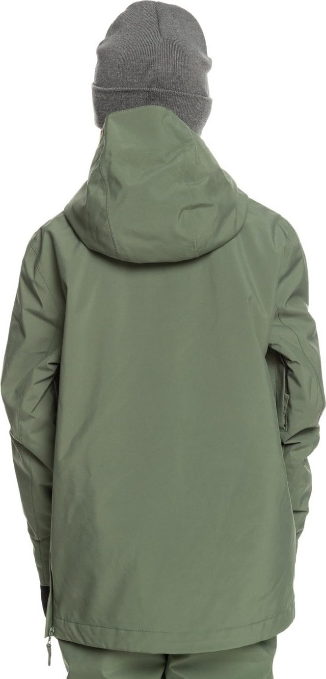 Aesco Quiksilver Steeze Youth Unisex Çocuk Yeşil Snowboard Ceketi görsel 2