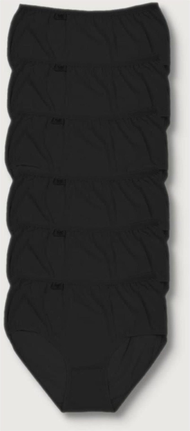 Bonbonetti Chocolate Baby&Kids Kadın Siyah 6'lı Paket Likralı Bato Külot ELF568T0924CCM6 Siyah 2xl