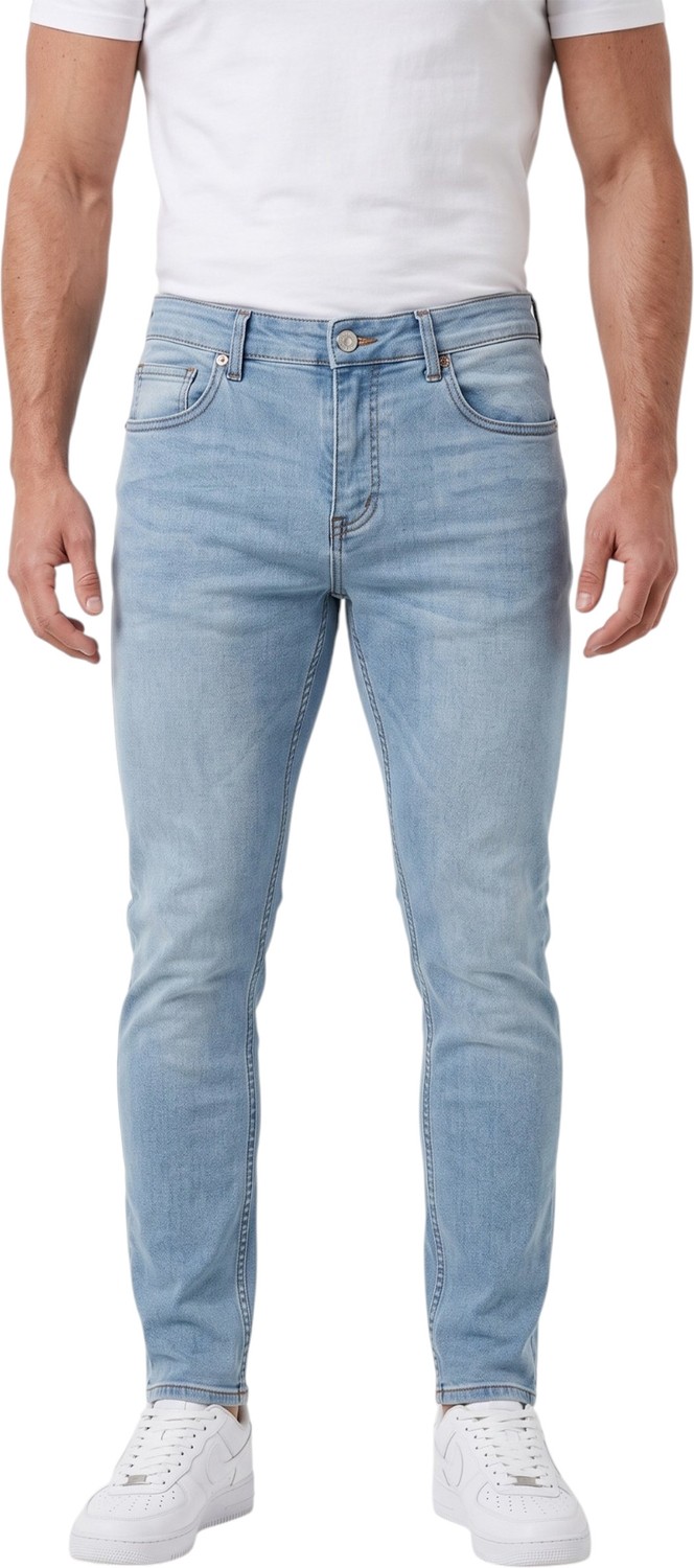 Deepsea Erkek Slim Fit Dar Kesim Likralı Lacivert Kot Pantolon, Dar Paça Ince Esnek Jean 2608306