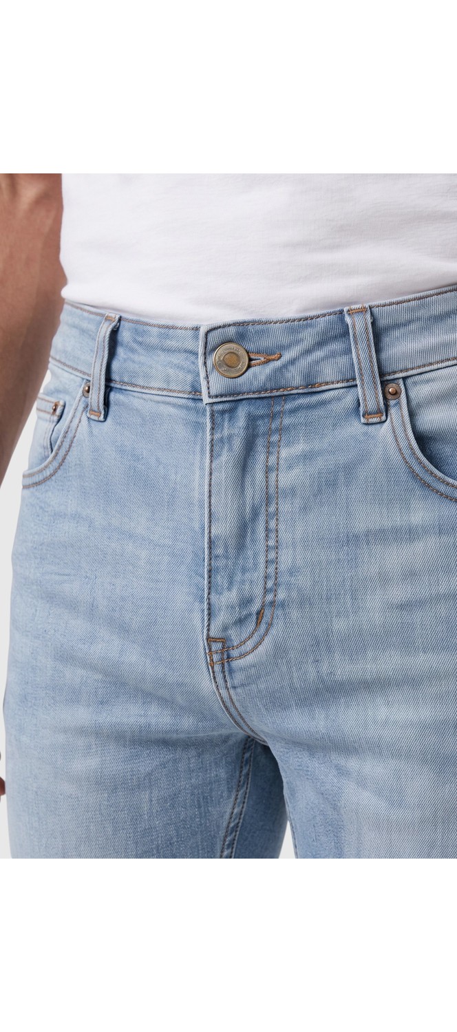 Deepsea Erkek Slim Fit Dar Kesim Likralı Lacivert Kot Pantolon, Dar Paça Ince Esnek Jean 2608306 görsel 3