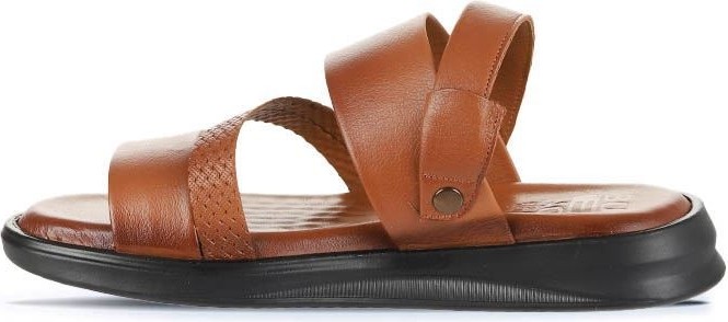 Bueno Shoes Taba Deri Erkek Sandalet 25MS2236 görsel 3