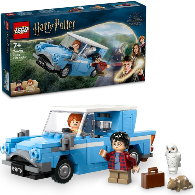 LEGO® Harry Potter™ Uçan Ford Anglia™ 76424 - 7 Yaş & Üzeri Çocuklar için Yaratıcı Oyuncak Yapım Seti (165 Parça)