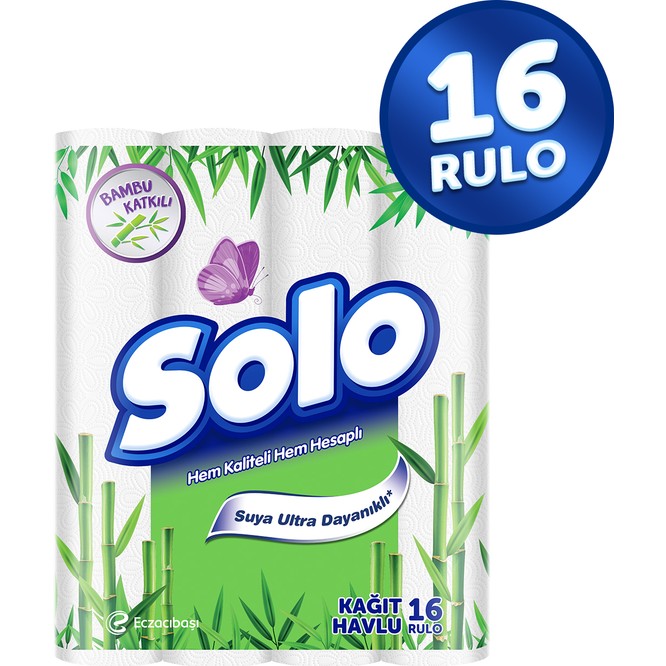 Solo Bambu Katkılı Kağıt Havlu 16’lı