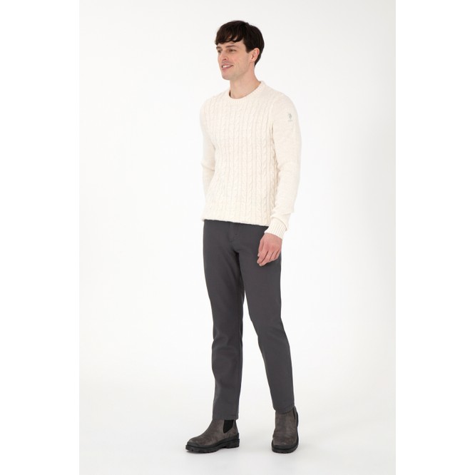 U.S. Polo Assn. Erkek Antrasit Pantolon (Kanvas-Chino) 50291178-Vr006