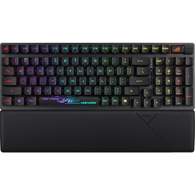 ASUS ROG STRIX SCOPE II 96 WL/RX RED/ABS/TR WIRELESS OYUN KLAVYESİ: ÜÇ MODLU BAĞLANTI, ROG RX OPTİK ANAHTARLAR, PBT TUŞ KAPAKLARI, SİLİKON YALITIM, EK ROG TUŞLARI, BİLEK DESTEĞİ TÜRKÇE