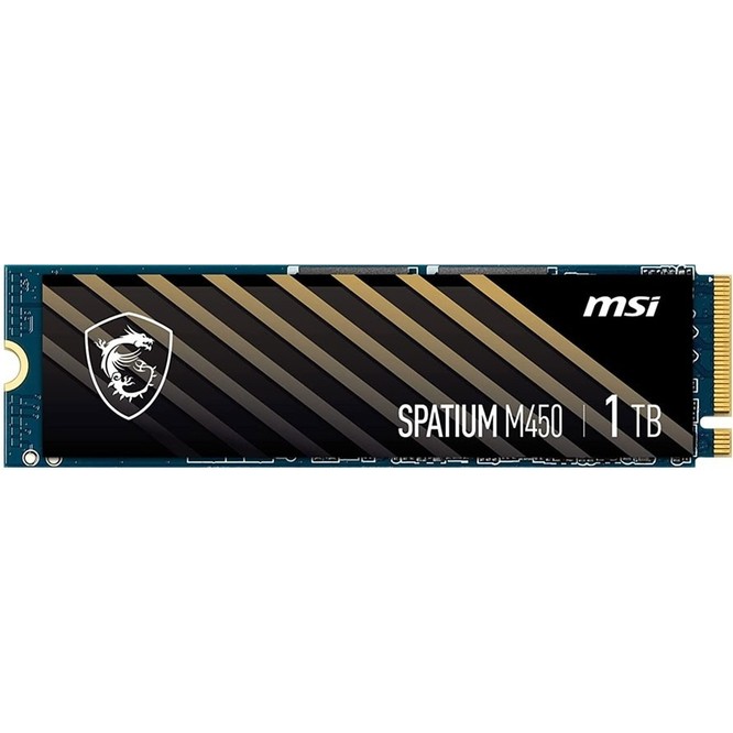 Msı Spatıum M450 Pcıe 4.0 Nvme M.2 1tb V1 Okuma 3400MB / Yazma 2400MB SSD