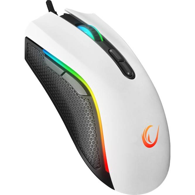 Rampage SMX-R44 V2 Makrolu Beyaz 12800 Dpı Rgb Ledli 80 Million Huano Switch Gaming Oyuncu Mouse