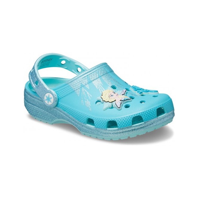 Crocs Frozen Elsa Classic Clog Kız Çocuk Terlik Düz Topuklu Hafif ve Trend Tasarım