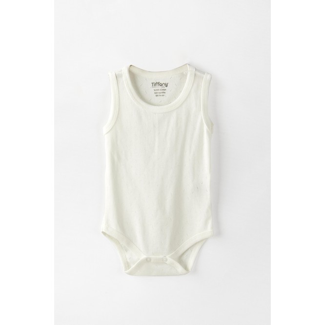 Tiffany Baby %100 Pamuk Nefes Alan Jakarlı Bebek Atlet Badi  0 36 Ay