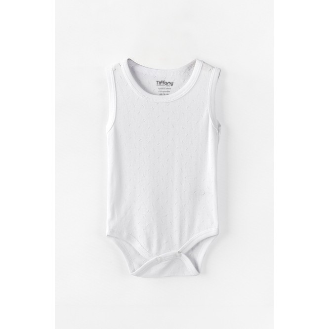 Tiffany Baby %100 Pamuk Nefes Alan Jakarlı Bebek Atlet Badi  0 36 Ay