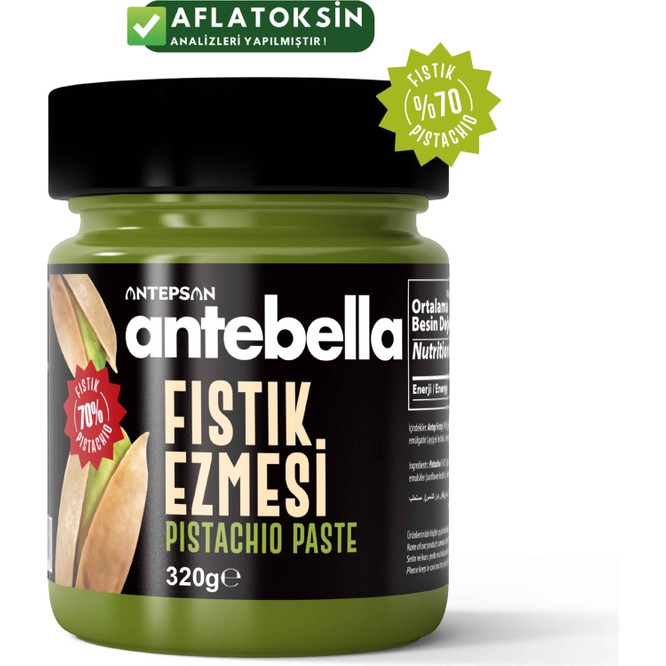 Antebella Antep Fıstık Ezmesi 320 g - Antep Fıstığı Ezmesi