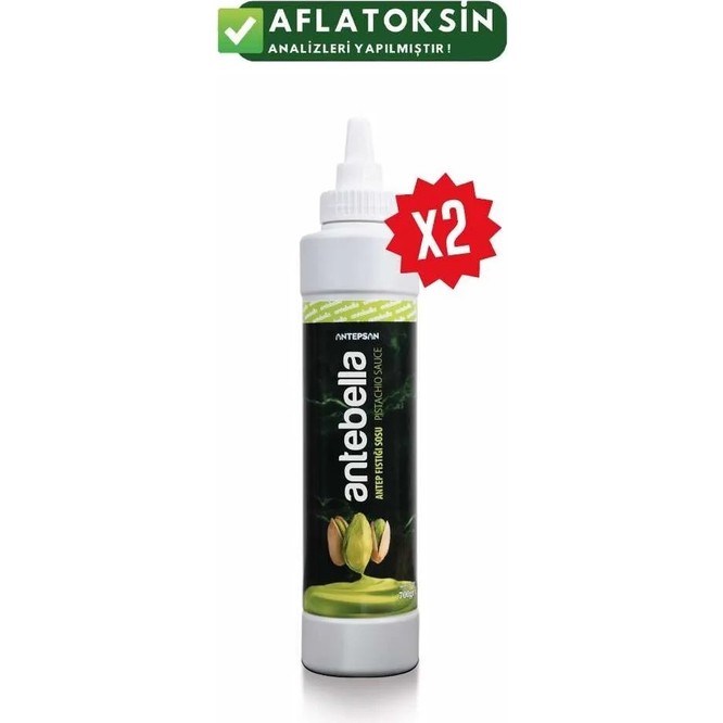 Antebella 700 gr  x 2 Antep Fıstıklı Sos Waffle Krep Pankek