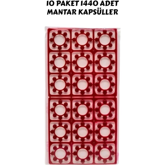 Elite Mantar Kapsül Mermi 10 Paket 1440 Adet Kapsül - Kovboy Nostaljik Silah Mermisi Mantar Mermi 1 Adet
