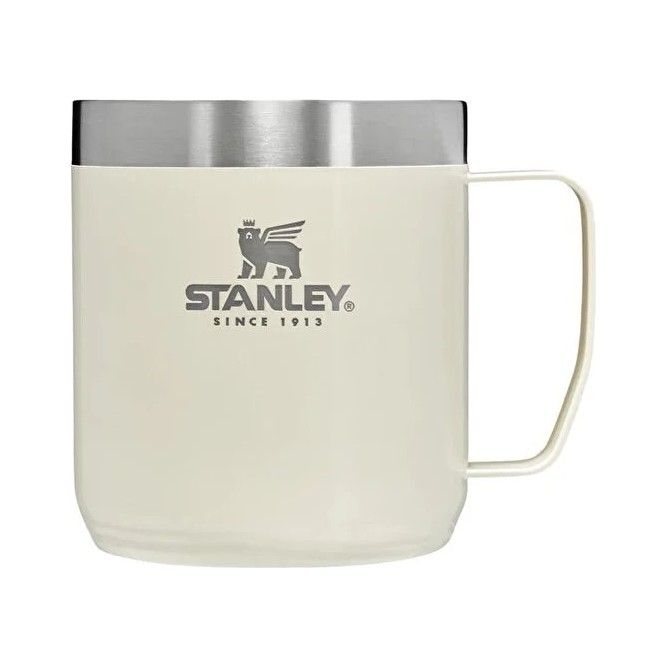 Stanley Paslanmaz Çelik Krem Renkli Everyday Camp Mug 350-450 ml Modeli / 12OZ