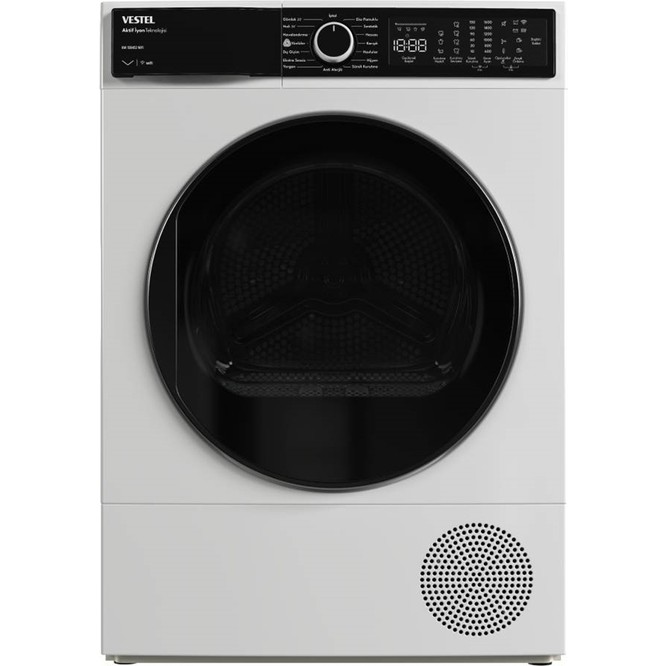 Vestel Kmı 108402 Wıfı 10 kg Kurutma Makinesi C Enerji Sınıfı Isı Pompalı Çocuk Kilidi Özellikli