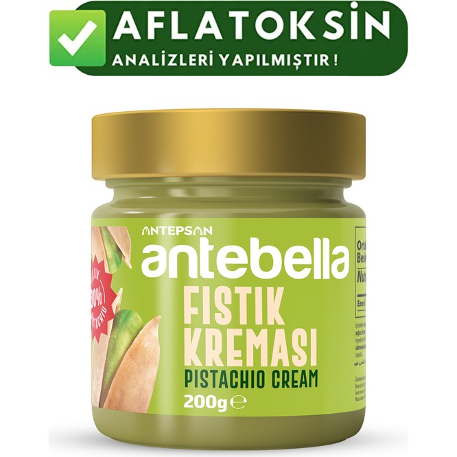 Antebella Antep Fıstık Kreması 200 g  - Antep Fıstığı Kreması
