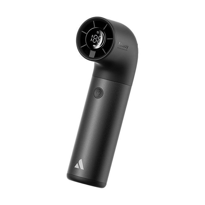 Aecooly PH01 Aero Pro Serisi Dijital LED Göstergeli Portatif Soğutucu El Fanı Siyah