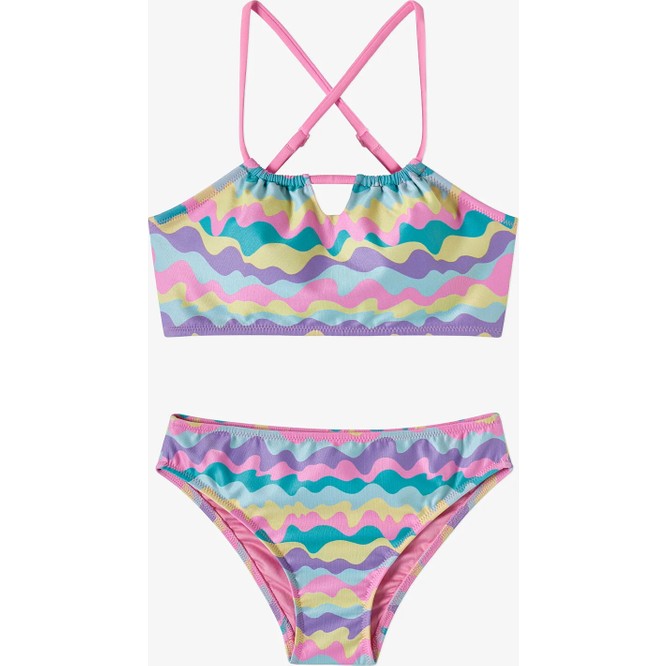 Penti Kız Çocuk Wave Halter Çizgili Bikini Takımı