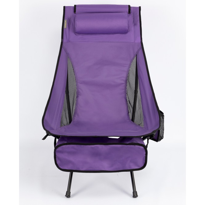Uniqamp ® Ergo XL™ Ultra Hafif Ergonomik Katlanır Kamp Sandalyesi Mor Renkli Konforlu Tasarım
