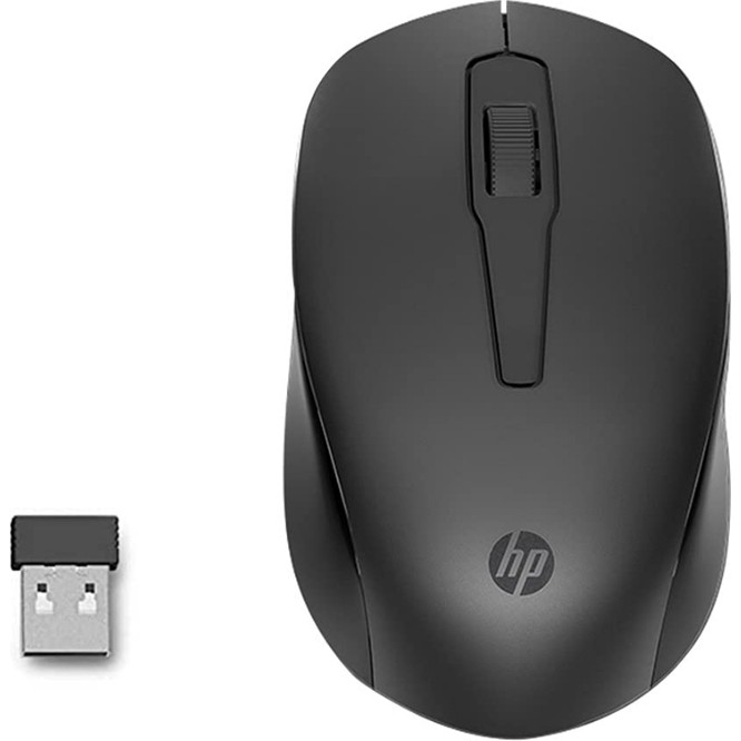 HP 150 Kablosuz Optik Mouse 1600 DPI Ev - Ofis Kullanımı İçin Siyah 2S9L1AA Renkli Tasarım