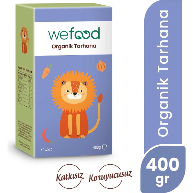 Wefood Organik Bebek Tarhanası 400 gr