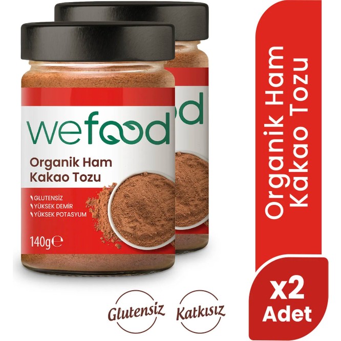 Wefood Organik Ham Kakao Tozu 2'li 280 gr 8681749103072